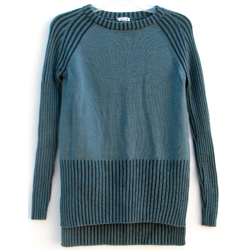 Smartwool Ripple Creek Tunic Ribbed Sweater Sz XS